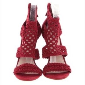 Gorgeous Red Sandro Heels